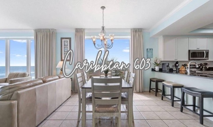 Navarre Beach Condo | Caribbean 603 - Navarre Beach, Beachfront Condo!