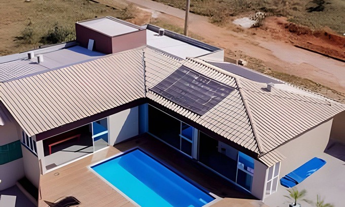 Caldas Novas House | Casa à beira do Lago Corumbá, uma vista incrível