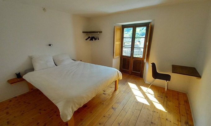 Cavergno Apartment | Casa Coerente Cavergno double room 2
