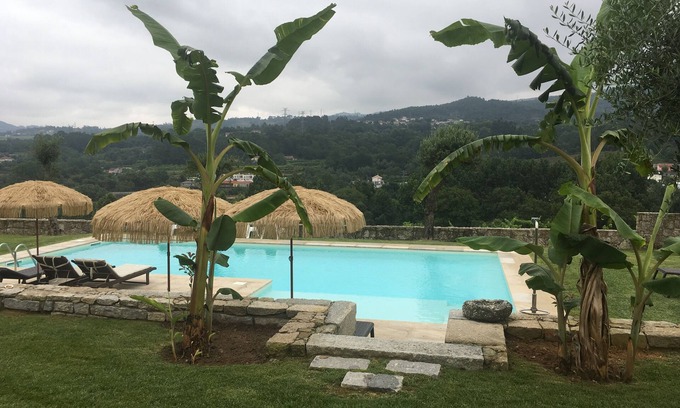 Amares Apartment | Casa D`Almeidas - Three Bedroom Apartment Pool View