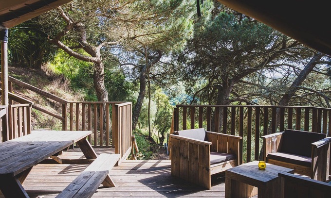 Caldas da Rainha RV Rental | Casa Matsu – Luxury Safari Tent for Families and Groups at Quinta Japonesa