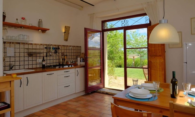 Montecarotto Apartment | Casa Montale, 4/5 Cantina, typical country house, gr. Pool, secluded location, panoramic views