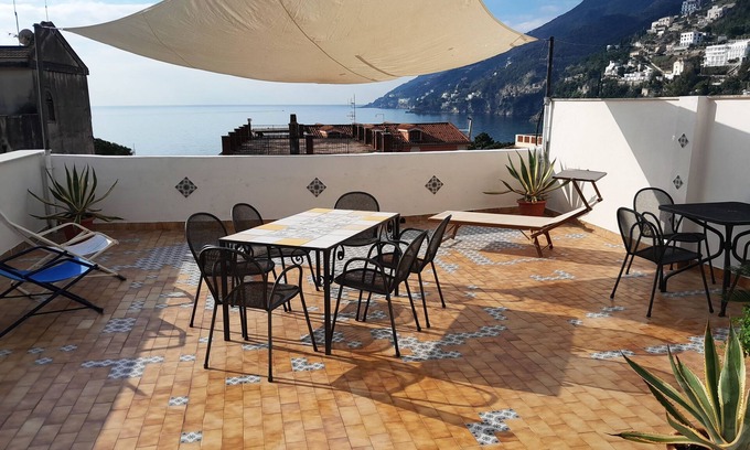 Vietri sul Mare Apartment | Casa Sebastian A - with large seaview-terrace, only a few steps from the beach