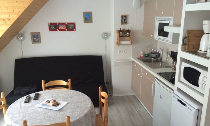 Cauterets Apartment | Cauterets rent T2 + alcove, private parking, wifi, 4 pers