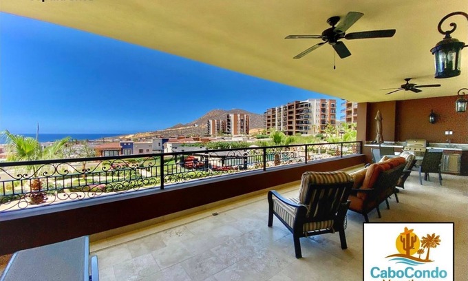 Los Cabos Condo | CCV Quivira-Luxury 3BR, Sleeps 8, Huge Private Terrace, OceanView, Golf