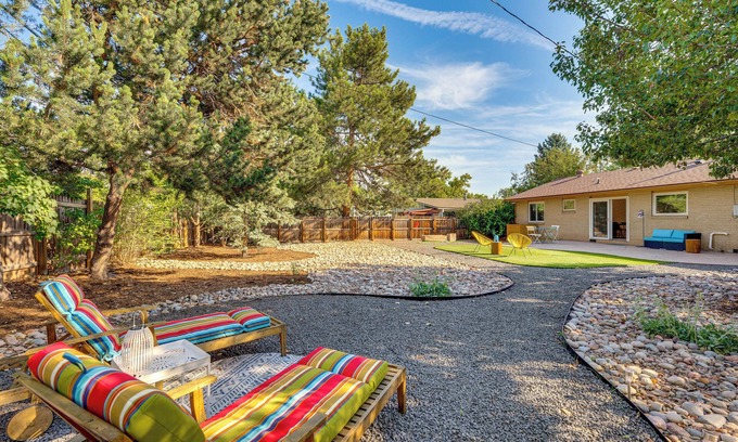 East Boulder House | Central Boulder Home w/Outdoor Oasis, Walk to CU!