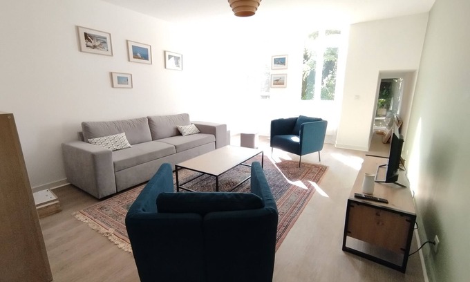 Morlaix Apartment | Centre-ville & Jardin, 4 Personnes Duplex de 80m², 2 Chambres