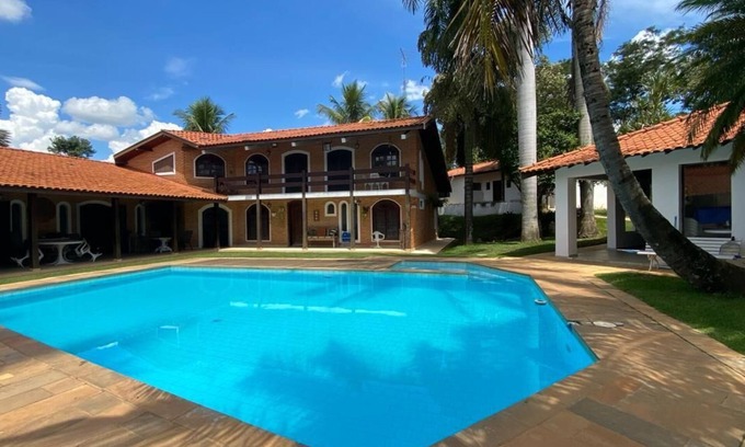 Tiete House | Chácara da Vó Estela high standard 7 bedrooms (4 suites) with air conditioning and private pool