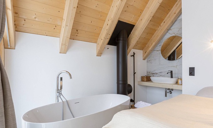 Schonberg Ski Chalet | Chalet #4 with 2 bedrooms and sauna