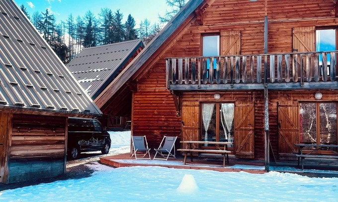 La Joue du Loup Ski Chalet | Chalet 6/8p - La joue du loup with mountain view, Swimming pool and sauna