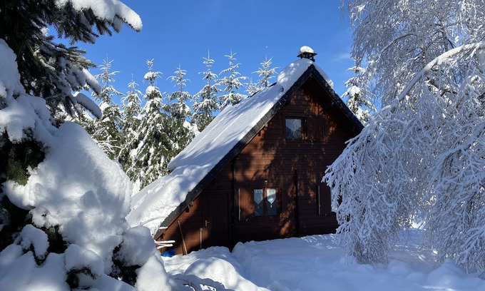 Tauves Ski Chalet | CHALET 70 m2 - 6 PERS - near MONT DORE/SUPER BESSE - 1000 m2 enclosed - WI-FI