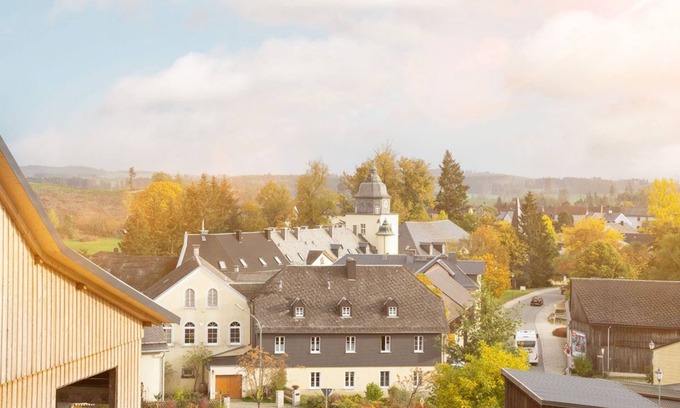 Feilitzsch Condo | Chalet apartment "Schlossblick", 51 sqm & wellness/fitness/sauna - Bergrödelhof