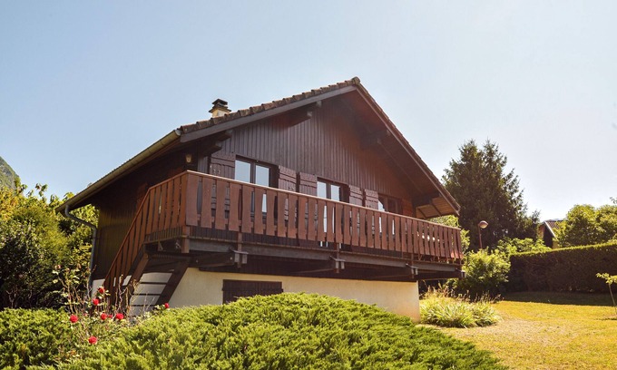 Gresy-sur-Isere Ski Chalet | Chalet 'La Lauzière - Parking Jardin' with Mountain View, Private Garden and Balcony