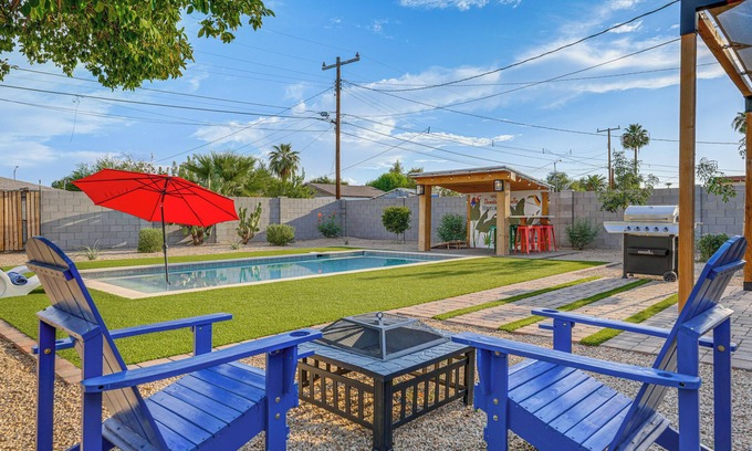 Chandler House | Chandler Home 7 Blocks to Dtwn w/Backyard Oasis!