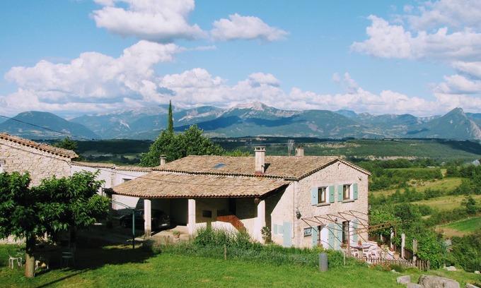 Ribiers House | Character house with terraces, garden, views and peaceful mountain setting