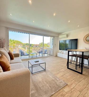 Mandelieu-la-Napoule Beach Apartment | Charmant 2 pièces piscine plage & 15 min de Cannes