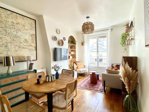 Quartier de la Goutte-d'Or Apartment | Charmant appartement calme 2 personnes