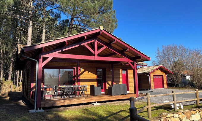 Sanguinet House | Charmante Maison Neuve Ossature Bois à Proximité du lac