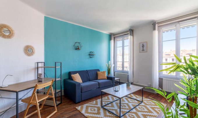 Charpennes - Charmettes Apartment | Charming 1-bedroom in Villeurbanne near Part-Dieu train station - Welkeys