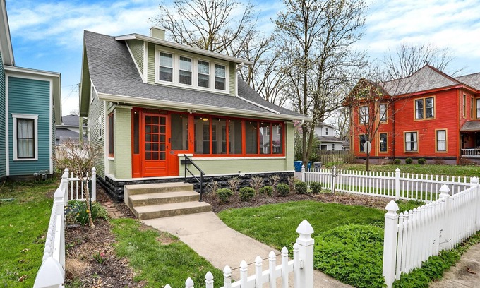 Noblesville House | Charming 1930s Bungalow Steps from Shops, Trails & Concerts