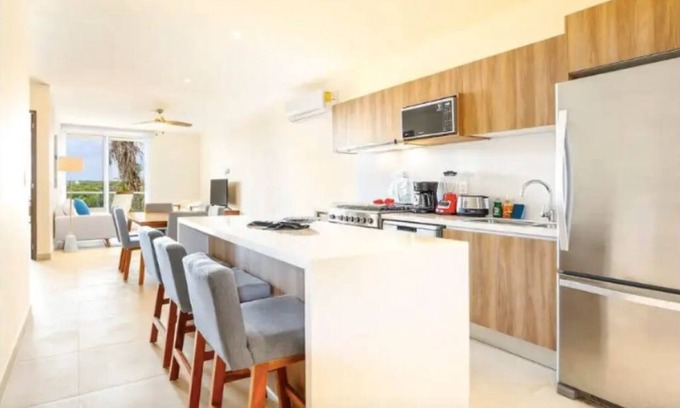 Akumal Condo | Charming 2-bedroom condo in delightful Akumal with AC, fitness room, WiFi