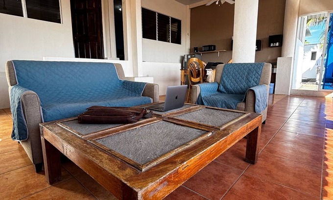 Playa San Blas Villa | Charming 2-bedroom villa in delightful San Blas Beach, La Libertad with WiFi, AC
