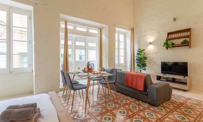 Valletta Apartment | Charming 2BR In the Heart of Historic Valletta