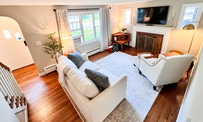 Terryville House | Charming 3BR Hilltop House, Newly Remodeled with Arcade