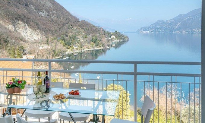 Limonta Apartment | Charming 4-bed Apartment -lake Views & Balconies
