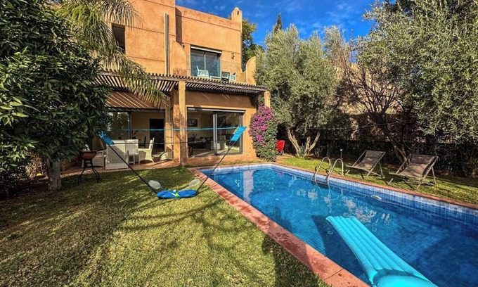 Tassoultante Villa | Charming 4-bedroom Villa with Private Heated Pool inside Waky Marrakech