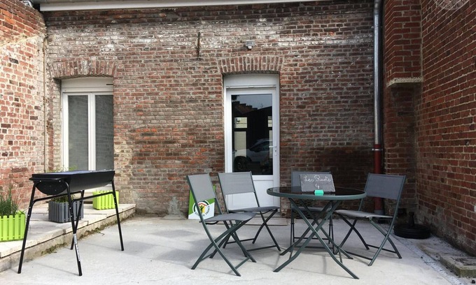 Aniche Cottage | Charming 4-Person Cottage Near Douai with Private Terrace, Garden, and Excellent Amenities