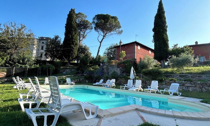 Collevalenza Villa | Charming 6-Bedroom Villa with Pool, Terrace & Views – Todi