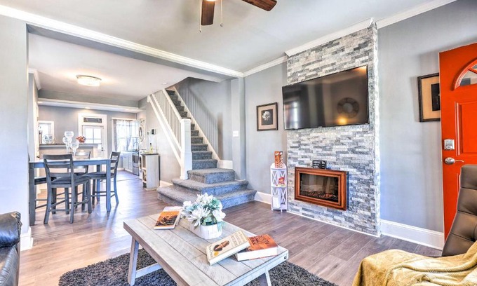 Westfield House | Charming Baltimore Home with Deck and Fire Pit!