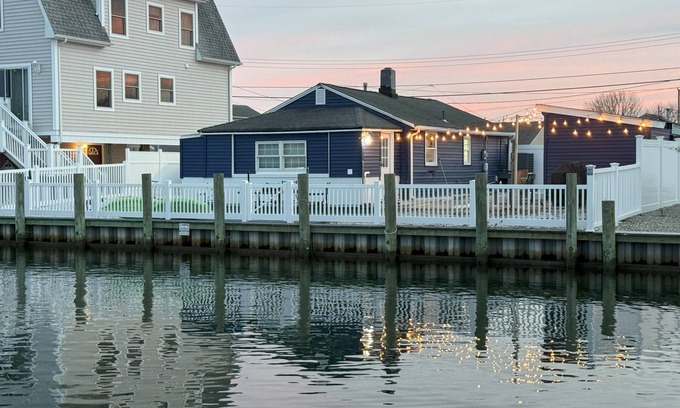Bayville House | Charming Bay Home with Dock, 2-Bedroom, Fire Pit, WIFI, near Beach