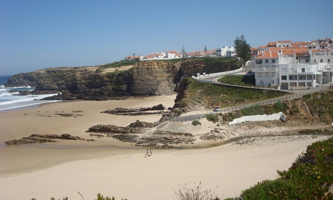 Zambujeira do Mar Apartment | Charming, beachfront with huge sun roof overlooking the beach
