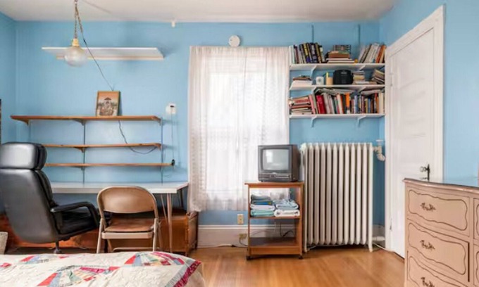 Aspinwall Hill House | Charming bedroom in Victorian house in cool Brookline with WiFi