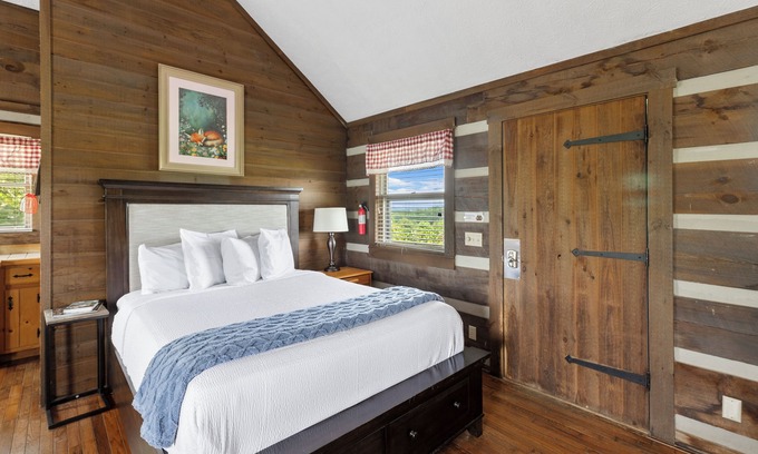 Fancy Gap Cabin | Charming Blue Ridge Cabin with Jacuzzi and Mountain Views-Cabin 2