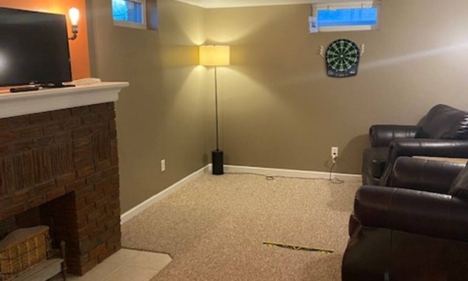 McPherson House | Charming Brick Bungalow with Basement Family Room!