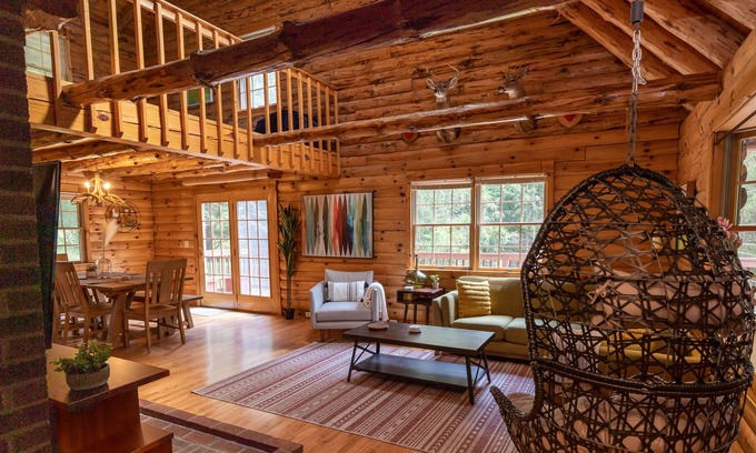 Berkeley Springs Cabin | Charming Cabin with a hot tub on 2 peaceful acres