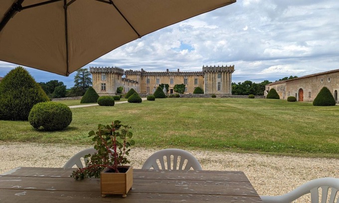 Cherves-Richemont Cottage | Charming Cottage with Historic Castle Views, 7 Hectares, Bikes, Near Cognac