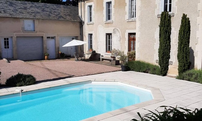 Arfeuilles Cottage | Charming Cottage with Shared Pool, Garden, and Nordic Bath in Bourbonnaise Mountains