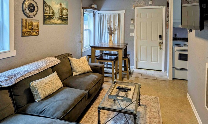 West Slope Cottage | Charming cottage with a private hot tub, gas grill, & furnished patio