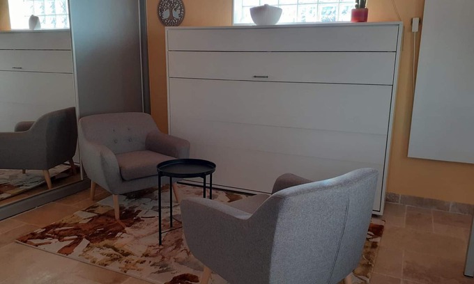 Vendat Apartment | Charming Countryside Studio with Pool near Vichy - Fully Equipped & Renovated