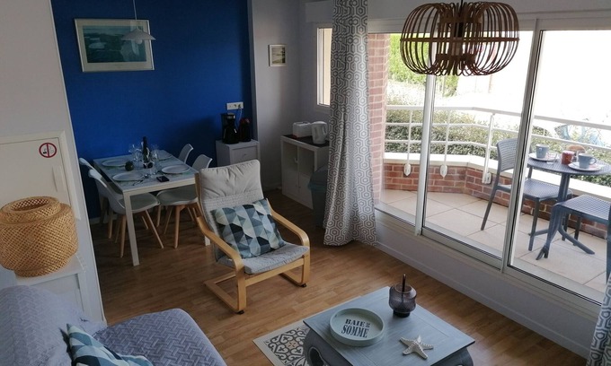 Saint-Valery-sur-Somme Apartment | Charming apartment in residence with parking "Le Calypso"