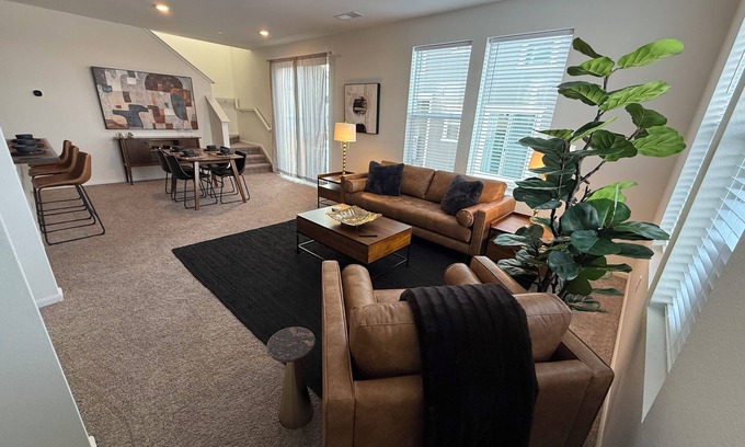 Commerce City House | Charming, fully furnished townhome near Denver with 3 BR and 2.5 baths + loft.