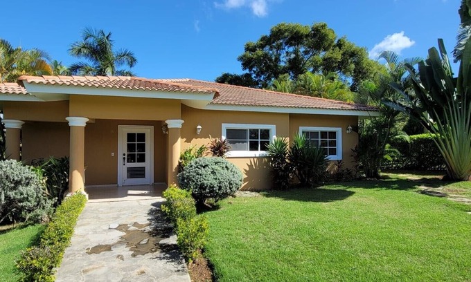 Urbanizacion Tavarez Villa | Charming Hispaniola 3 bed/3 bath villa 66 with a view and private pool