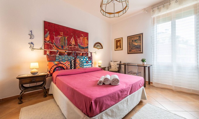 Province of Cagliari Apartment | Charming Holiday Apartment “Casa Chiardiluna” with Wi-Fi & Balcony