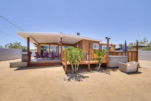 Joshua Tree House | Charming Home with Hot Tub about 5 Mi to Joshua Tree!