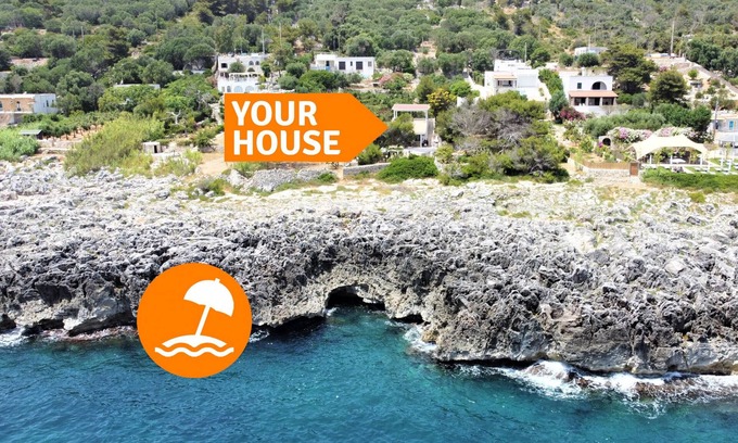 Marina di Marittima Villa | Charming house with private sea access & jacuzzi