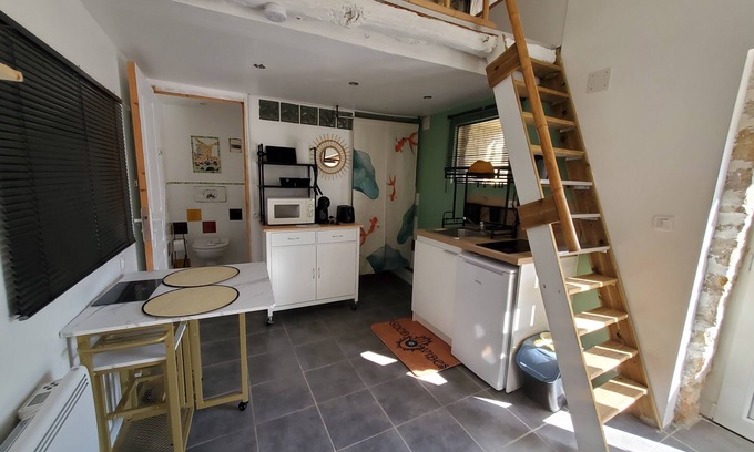 Labastide-Marnhac Apartment | Charming independent studio in the heart of Quercy Blanc
